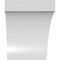 Ekena Millwork 6-in. W x 8-in. D x 8-in. H Imperial Architectural Grade PVC Knee Brace BRCP06X08X08IMP - alternate 3